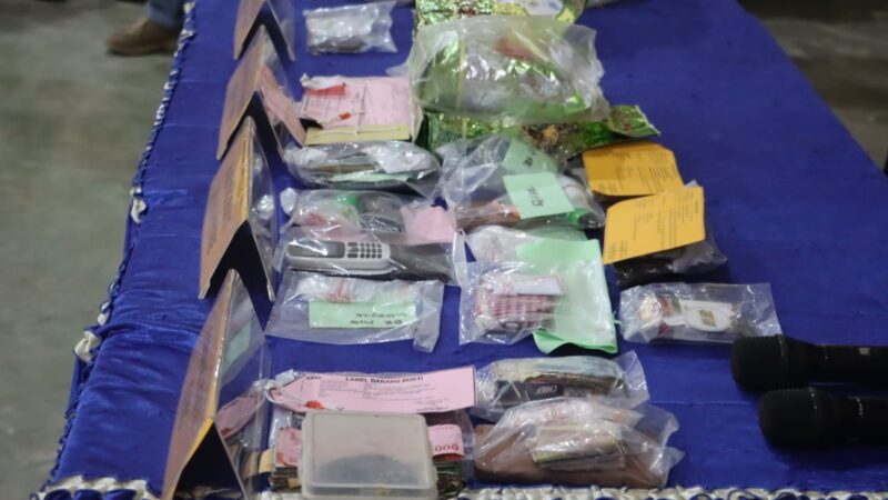 Hasil Ungkap Kasus Narkoba Selama Sepekan Penindakan Sat Narkoba Polres Langkat