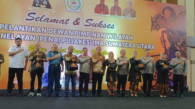 Wakapolri dan Kapolda Sumut Hadiri Pelantikan DPW Pena Pujakesuma 2023