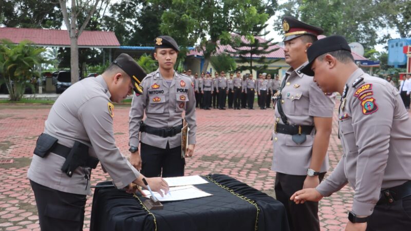 Pelantikan Jabatan dan Acara Perkenalan Kasat Reskrim Polres Langkat