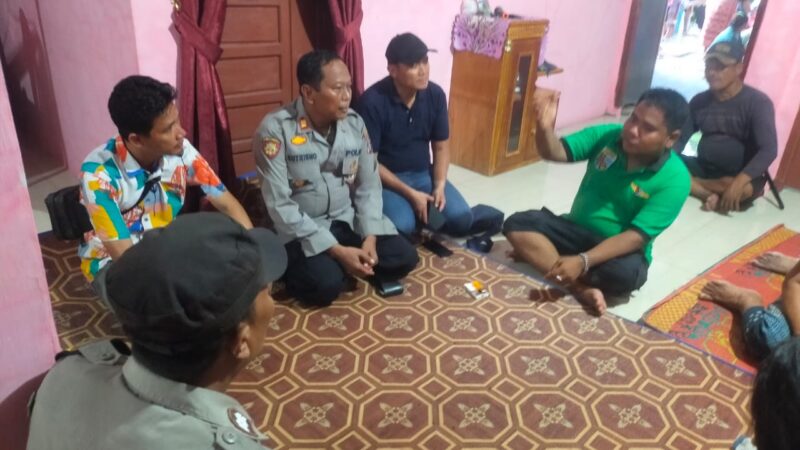 Gerak Cepat Kapolsek Dan Kanit Reskrim Begitu Dapat Kabar Langsung Ke TKP Masalah Penemuan Mayat Di Aliran Sungai Batang Serangan