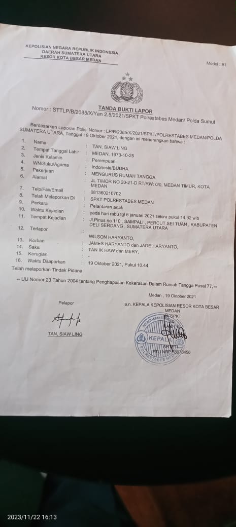 Laporan Sudah Dua Tahun Takkunjung di Indahkan Pihak Polrestabes Medan Seorang Ibu Rumah Tangga Kecewa!!