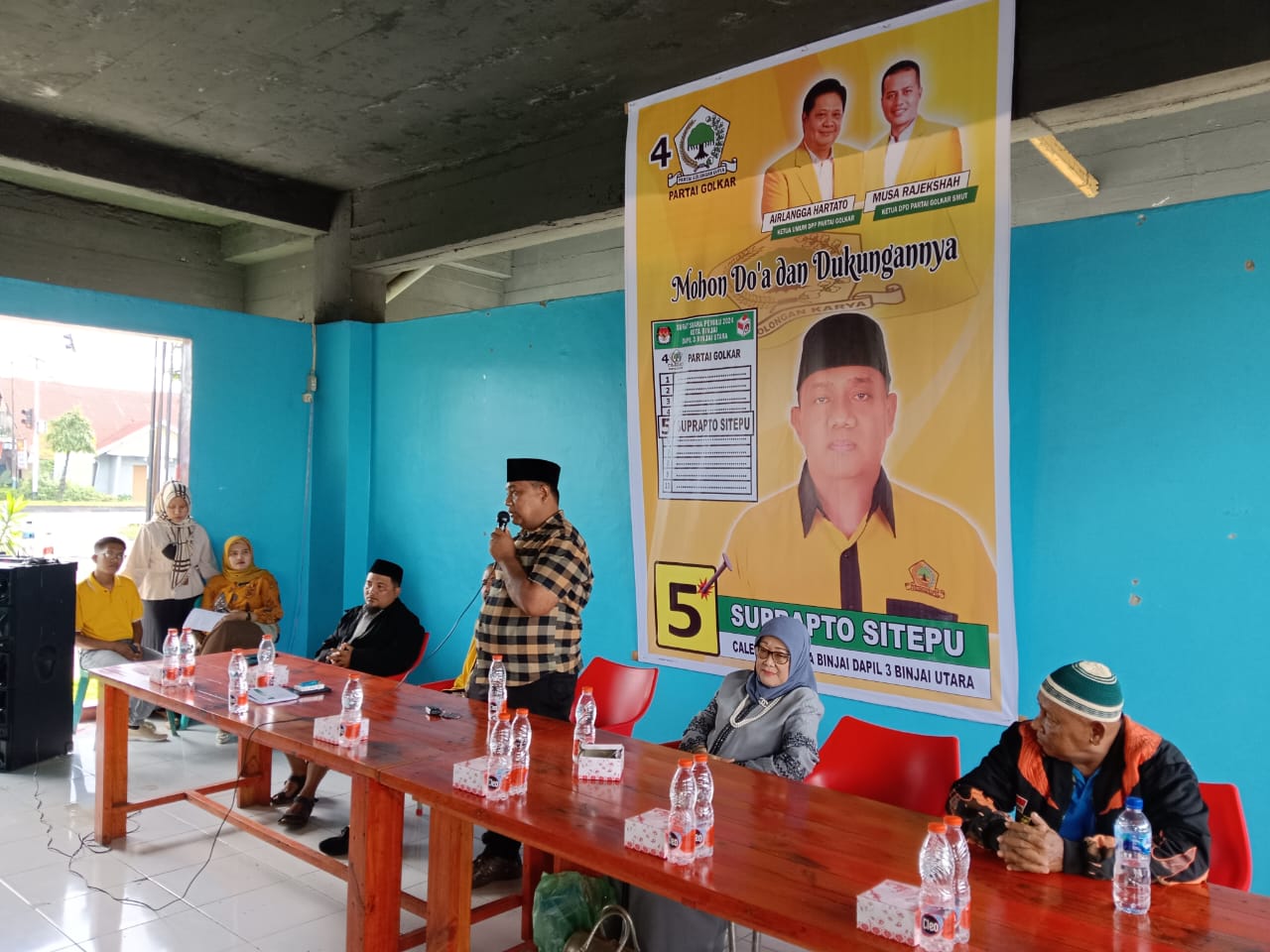 Caleg Suprapto Sitepu Partai Golkar Pasti Menang Di Dapil 3 Sesuai Permintaan Masyarakat Binjai Utara Periode 2024 – 2029