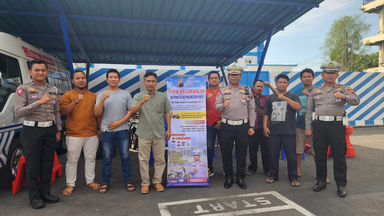 Satlantas Polresta Pati Resmi Buka Layanan SIM C1
