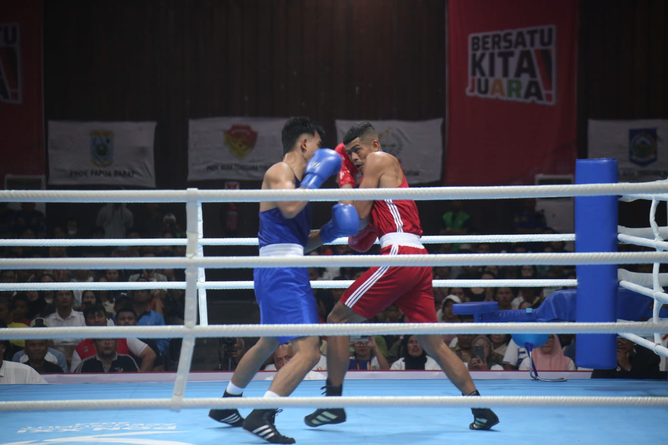 Hari Ke-3: 18 Pertandingan Tinju Babak Penyisihan di PON XXI Aceh-Sumut
