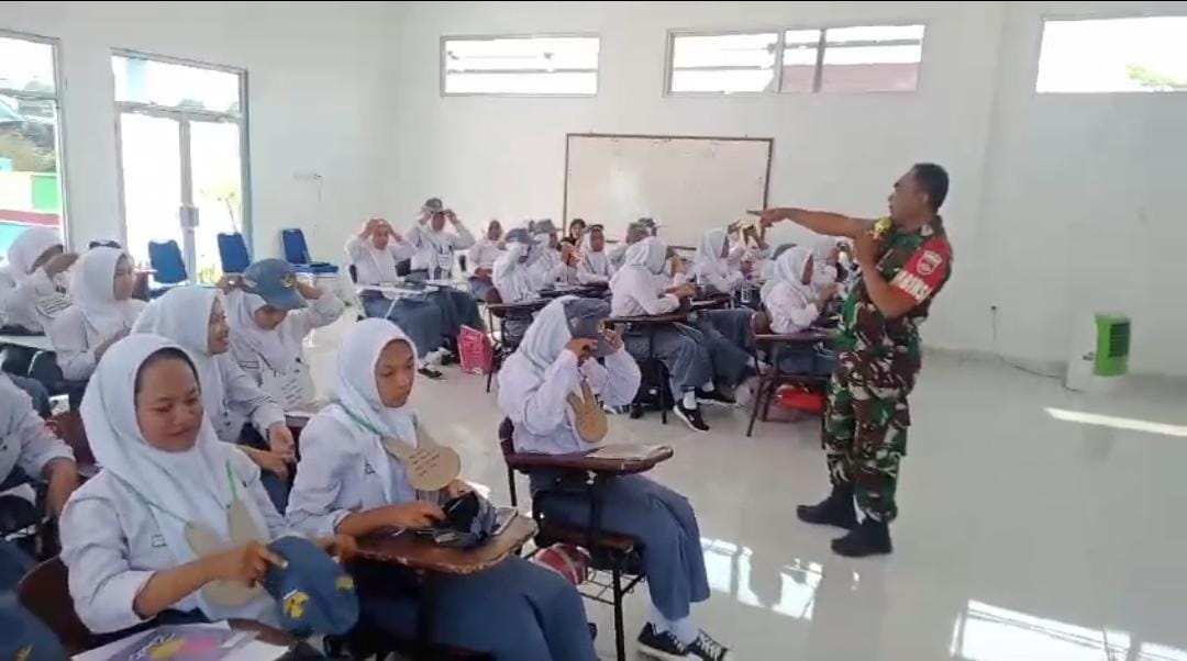 Babinsa Ngemplak Menekankan Bahwa Pentingnya Cinta Tanah Air